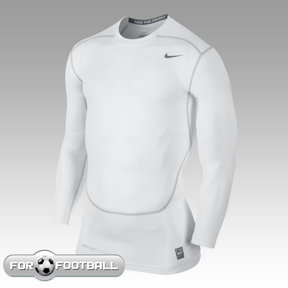 Forfootball - Термобелье (водолазка) - Nike Pro Combat Core Compression LS2.0 449794-100