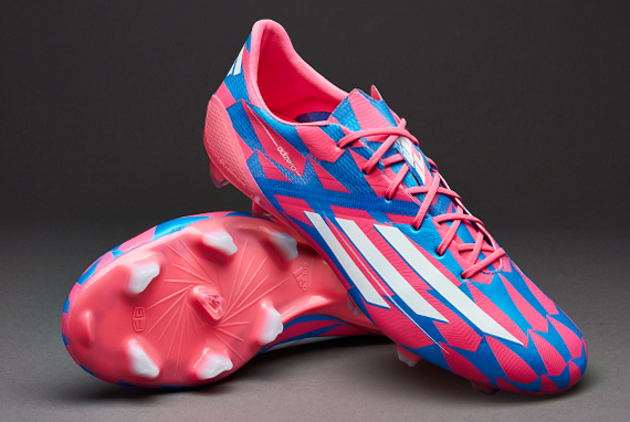 f50 adizero pink and blue